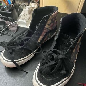 Camo Hi Vans